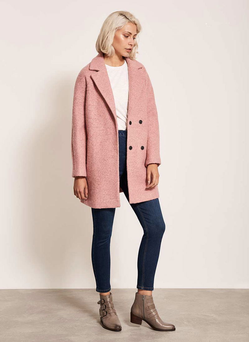 MINT VELVET Clove Double Breasted Coat endource