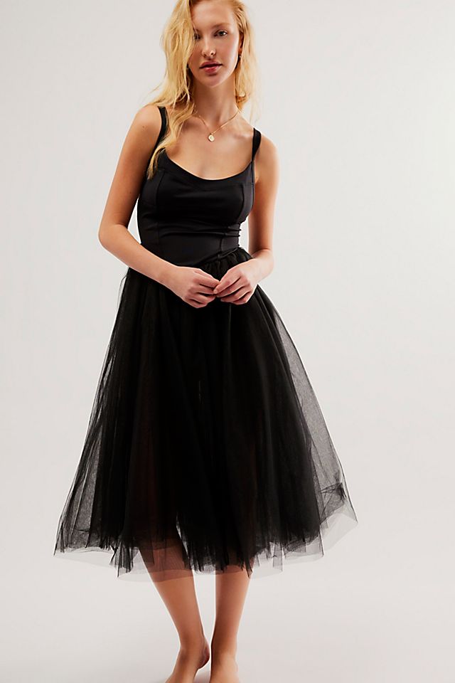 Free People Lets Talk Tutu Slip In Fallen Rose Endource 6599