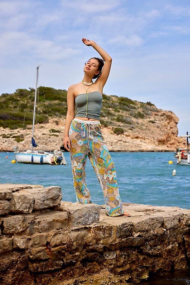 FREE PEOPLE Intimately - Ocean Roads Pant in Island Combo