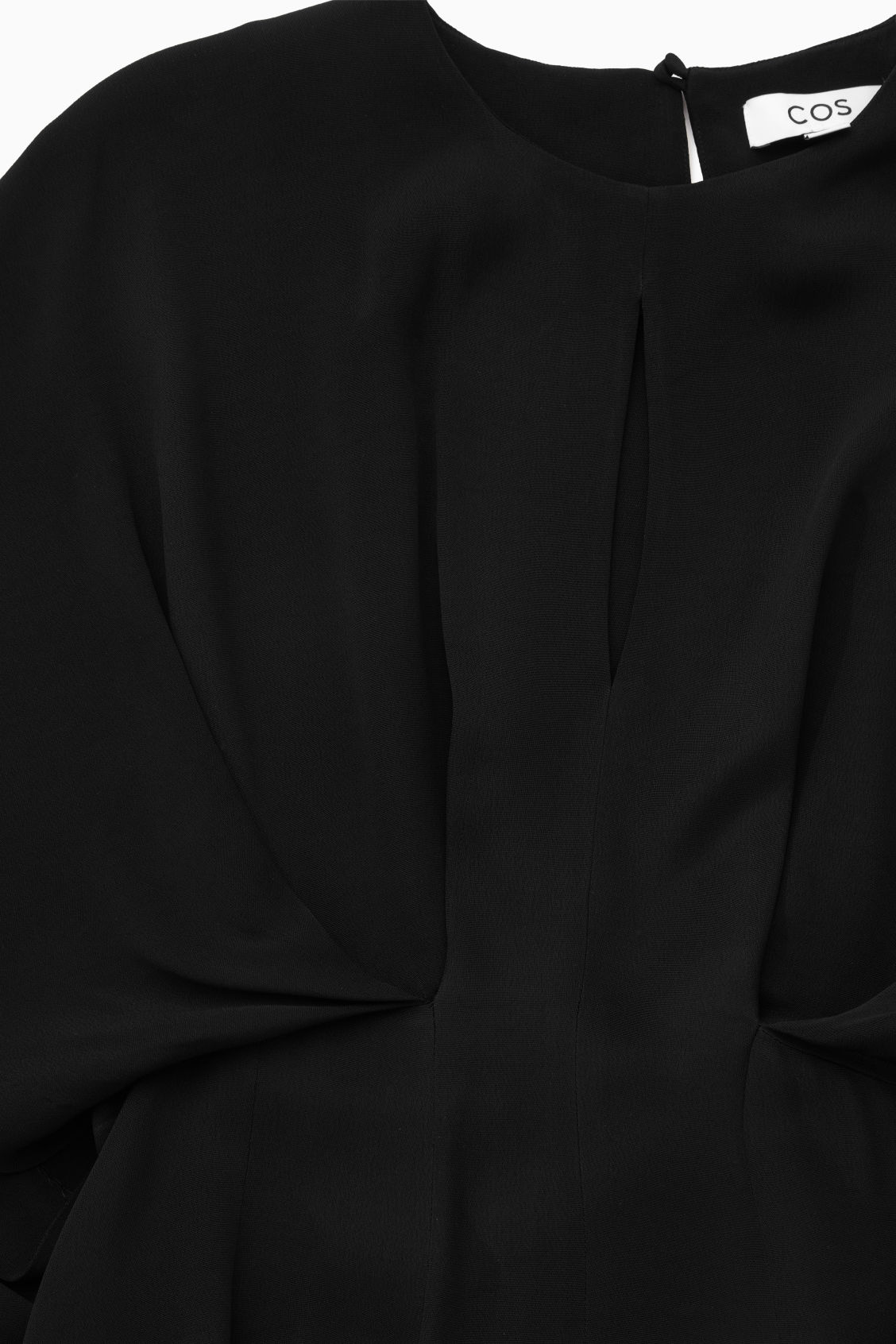 COS Draped Pleated Maxi Dress | endource