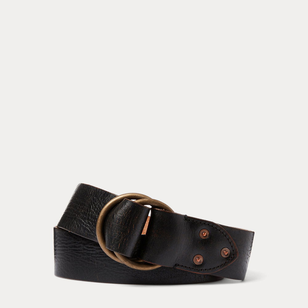 Lauren Ralph Lauren Dark‎ Brown Genuine Leather O-Ring Buckle Belt Womens Large Lauren Ralph Lauren Dark Brown Genuine Leather O-Ring Buckle  main image 4