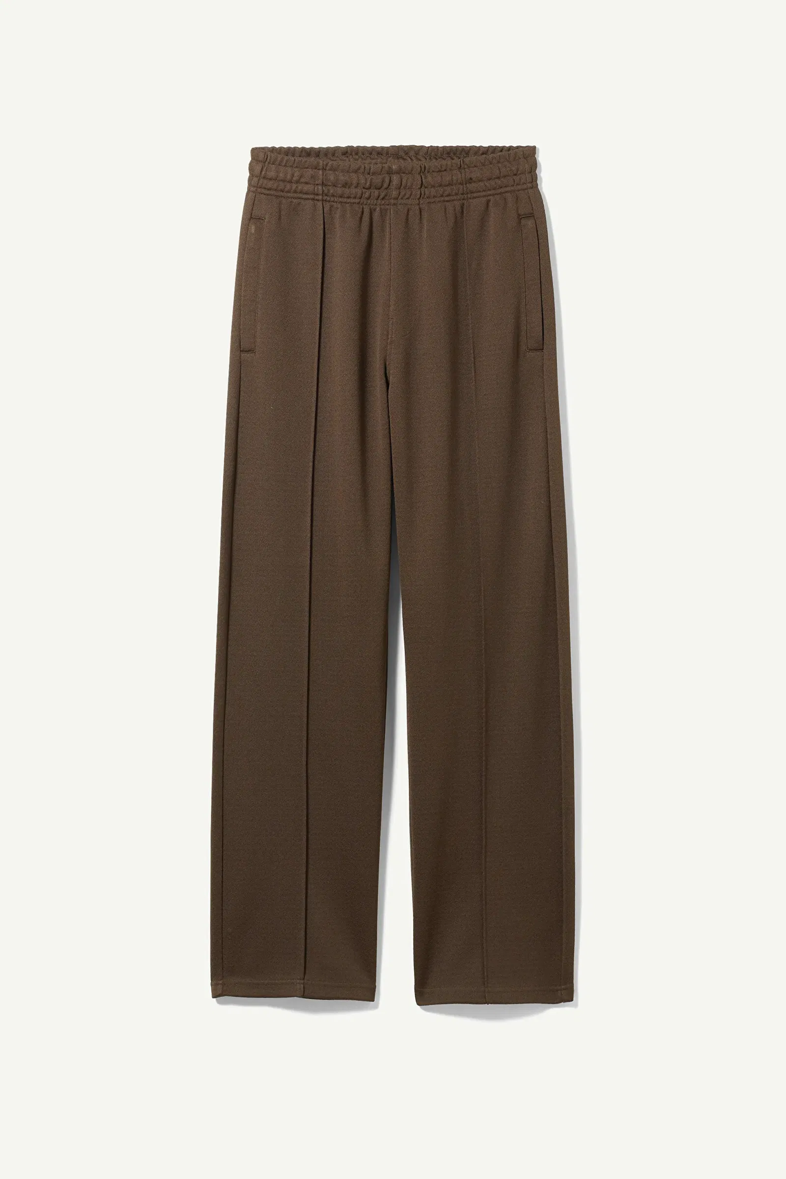 Weekday Ken Trousers
 WEEKDAY Ken Track Pants in Brown