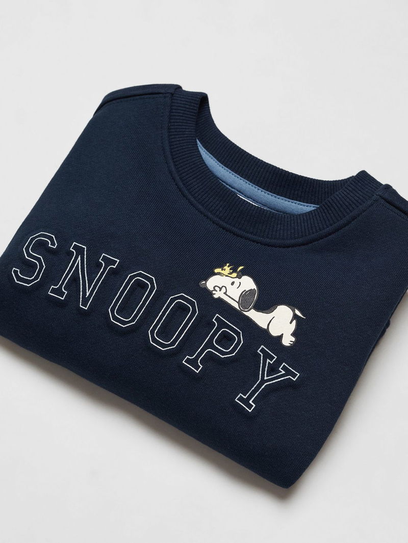 MANGO Baby Snoopy Embossed Sweatshirt endource