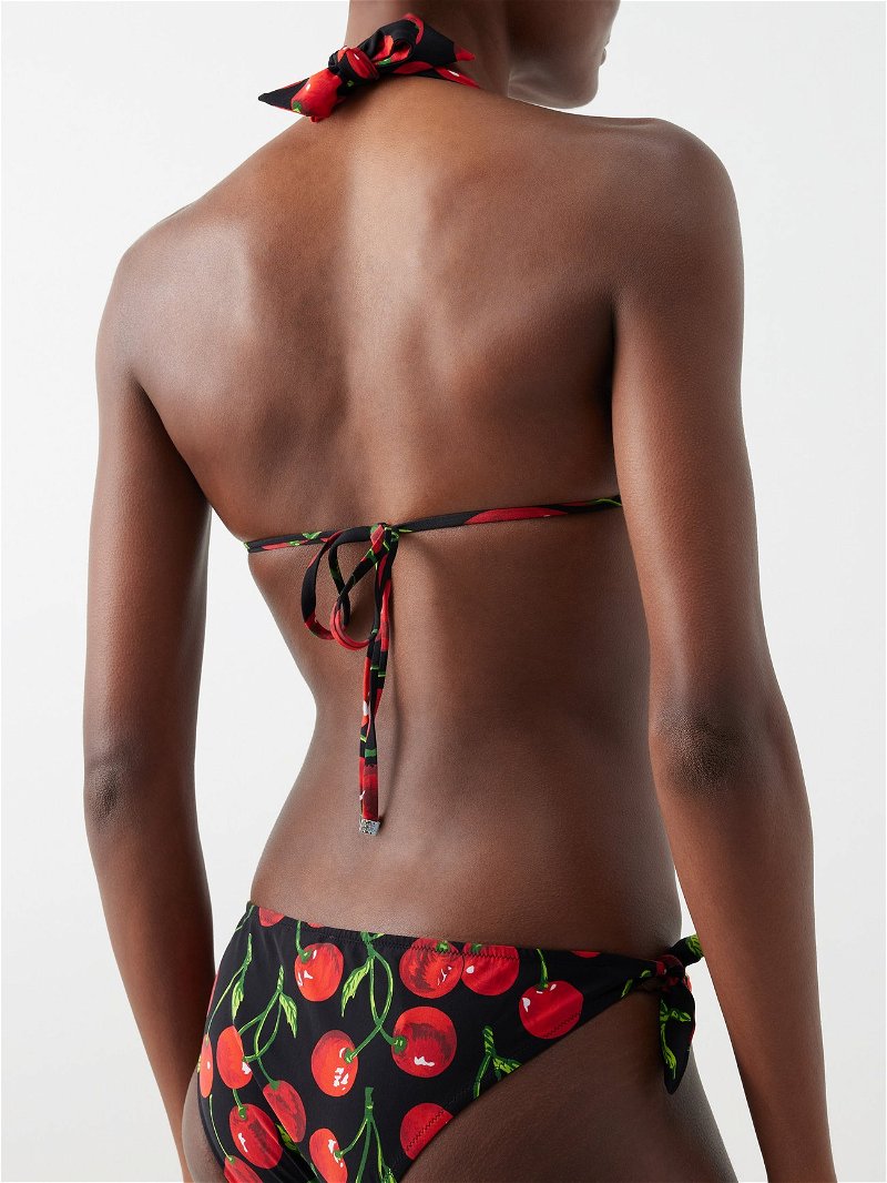Merci Mon Cherry Halter Bikini Top • Impressions Online Boutique