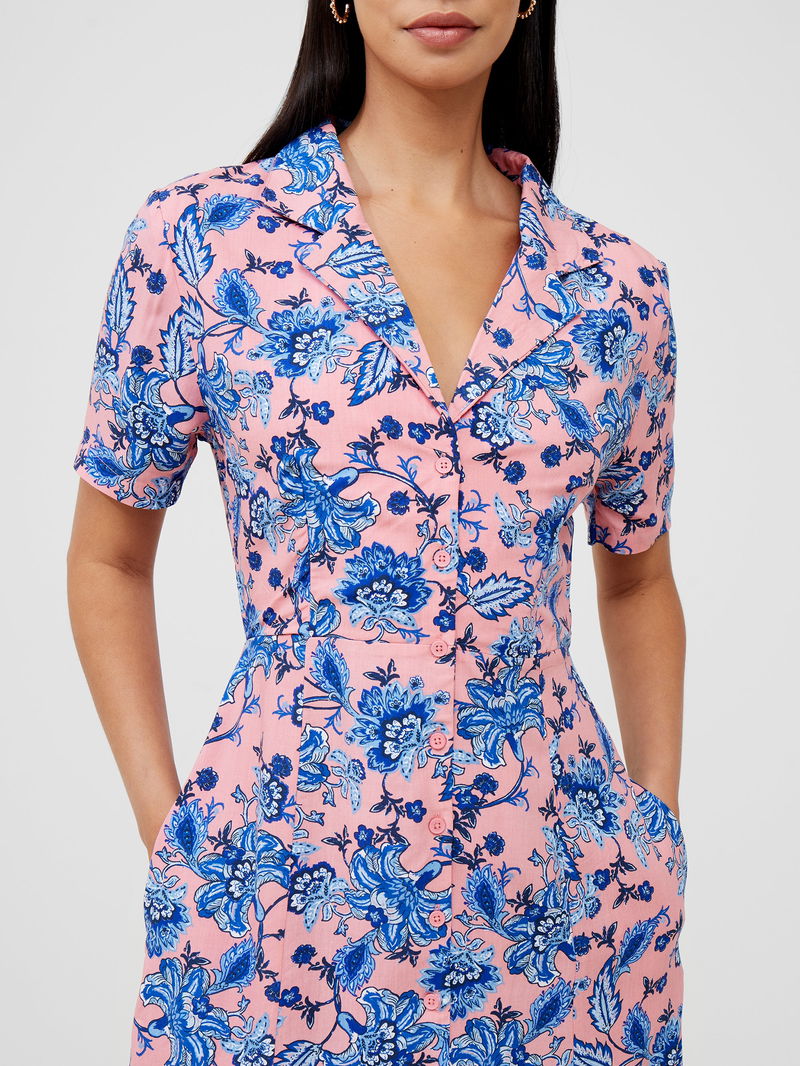FRENCH CONNECTION Rever Print Midi Dress | endource