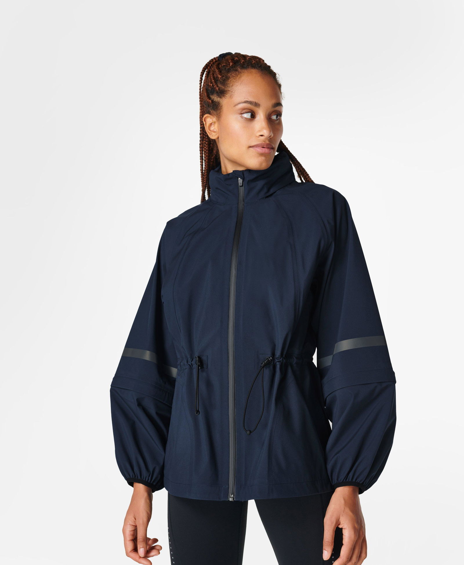 SWEATY BETTY Mission Waterproof Jacket in Black | Endource