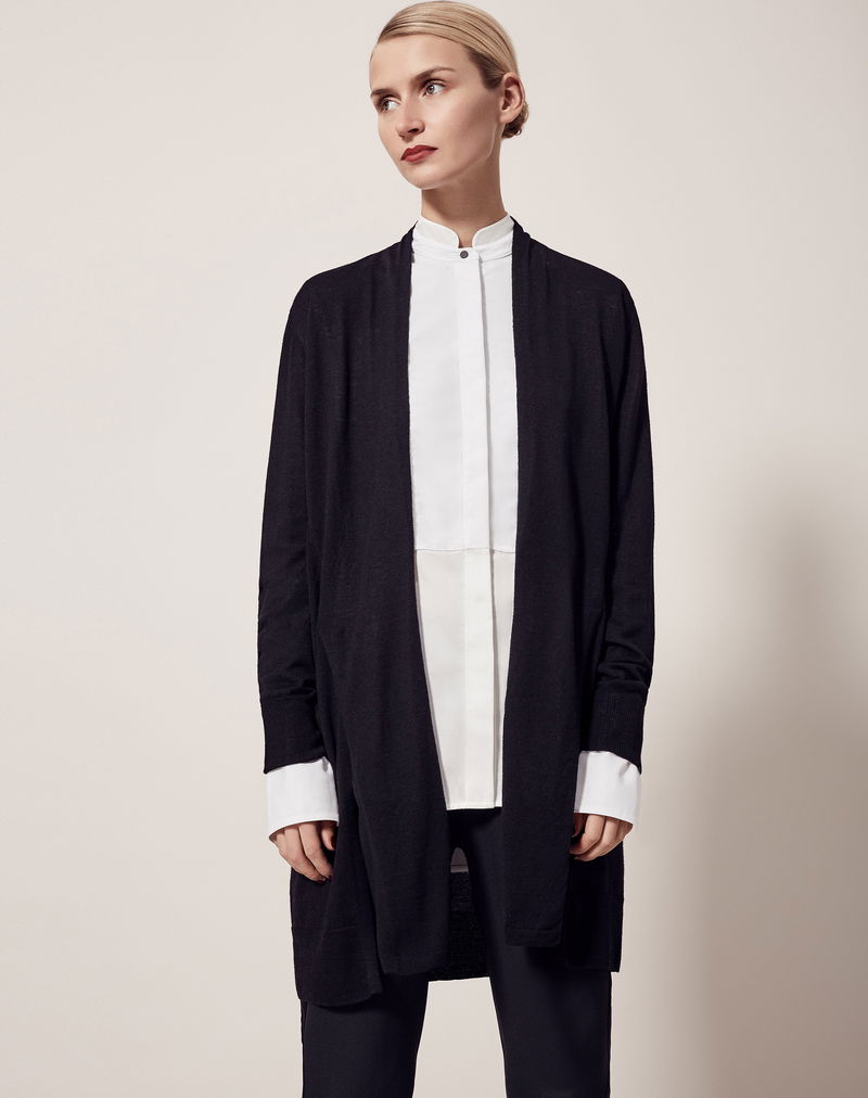 ME+EM Elegant Tie Front Cardigan endource