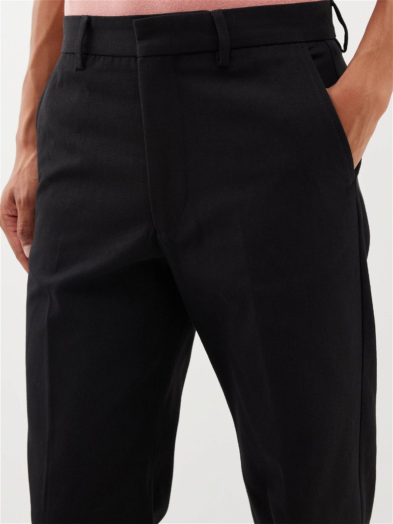 ACNE STUDIOS Ayonne Straight-Leg Cotton-Blend Twill Trousers for Men