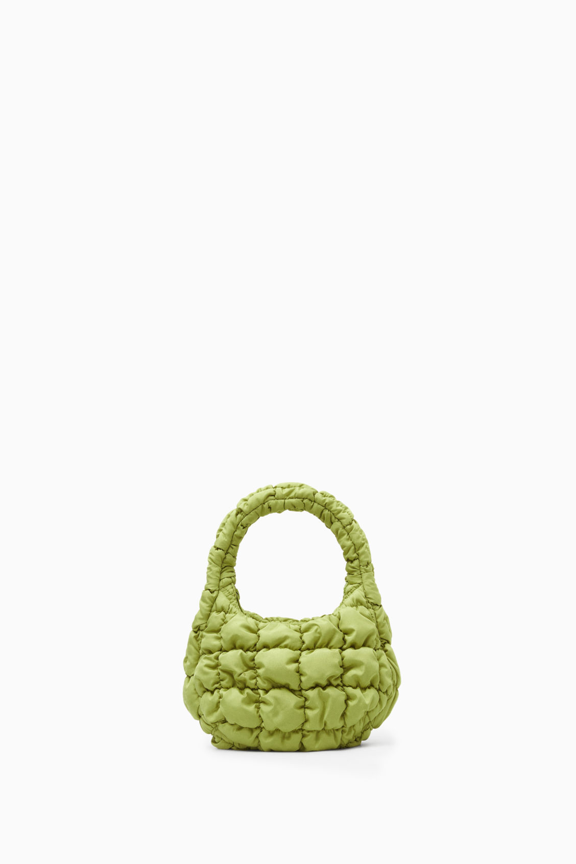 COS Quilted Micro Bag in GREEN | endource