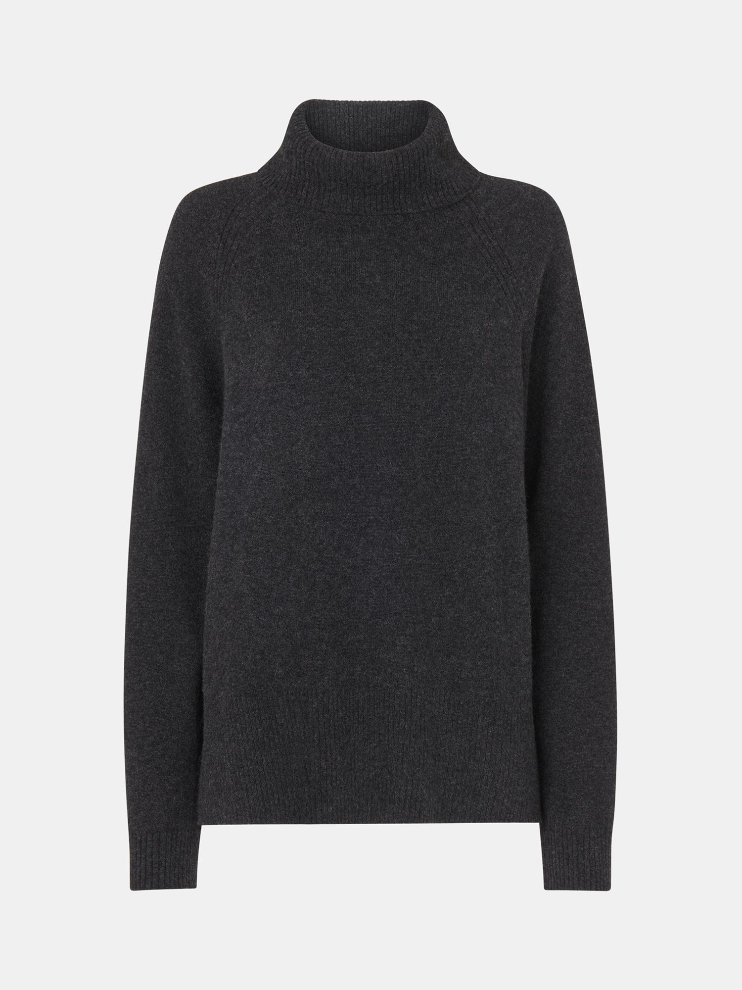 WHISTLES Cashmere Raglan Sleeve Roll Neck Jumper Endource