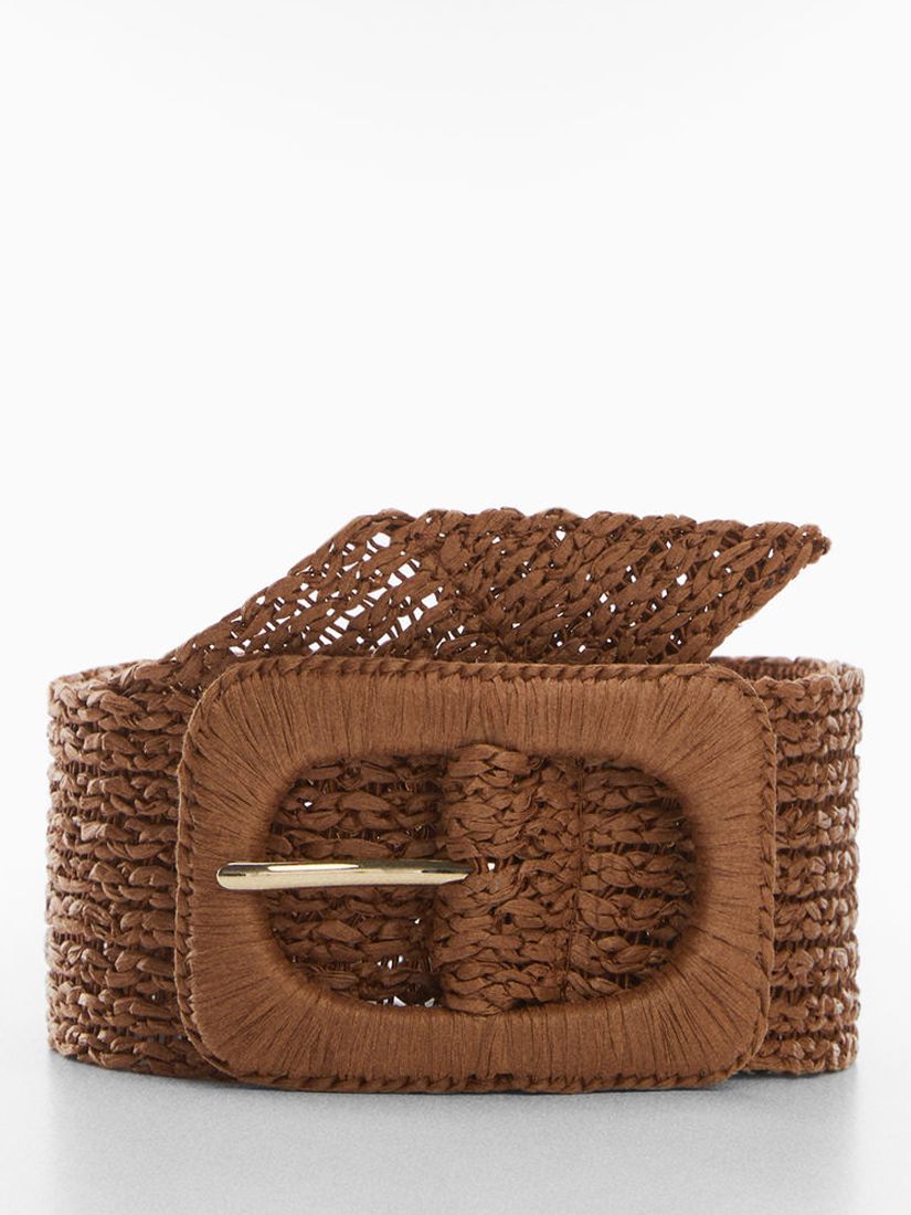 MANGO Miriam Raffia Belt | endource