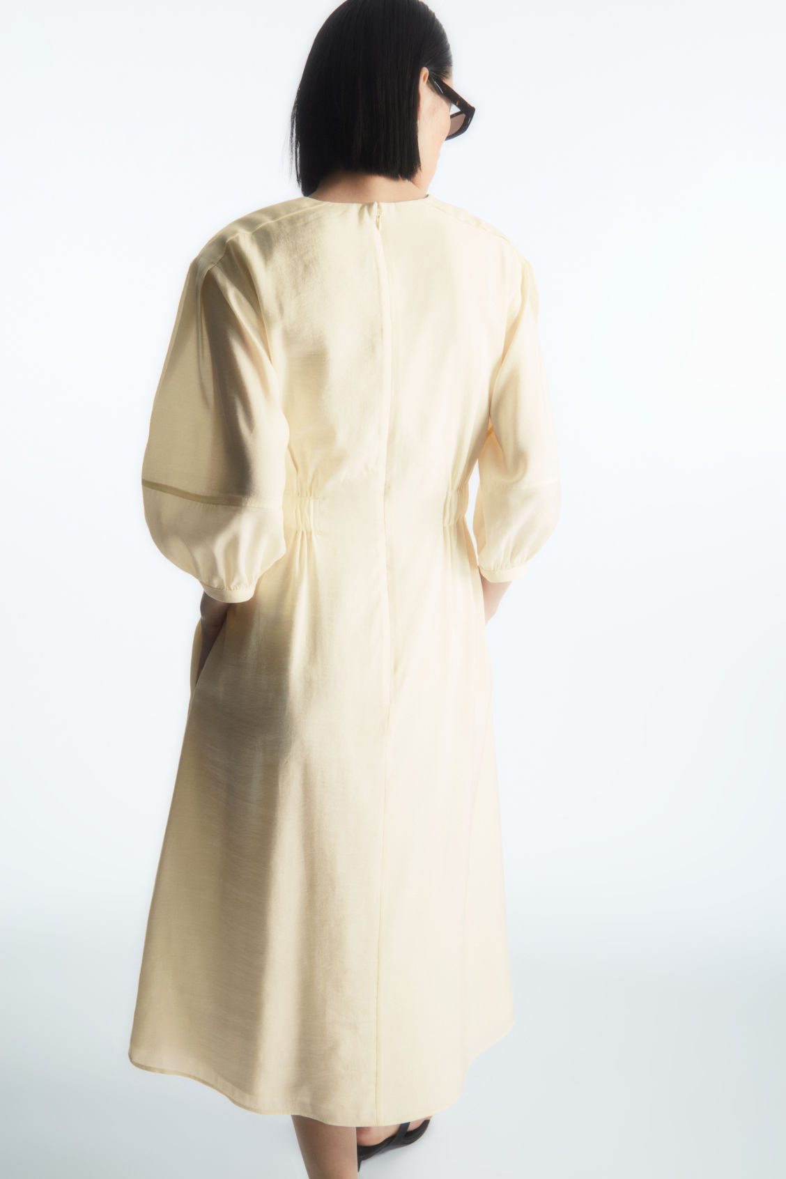 cos voluminous v neck maxi dress lilyisabellaclark on LTK