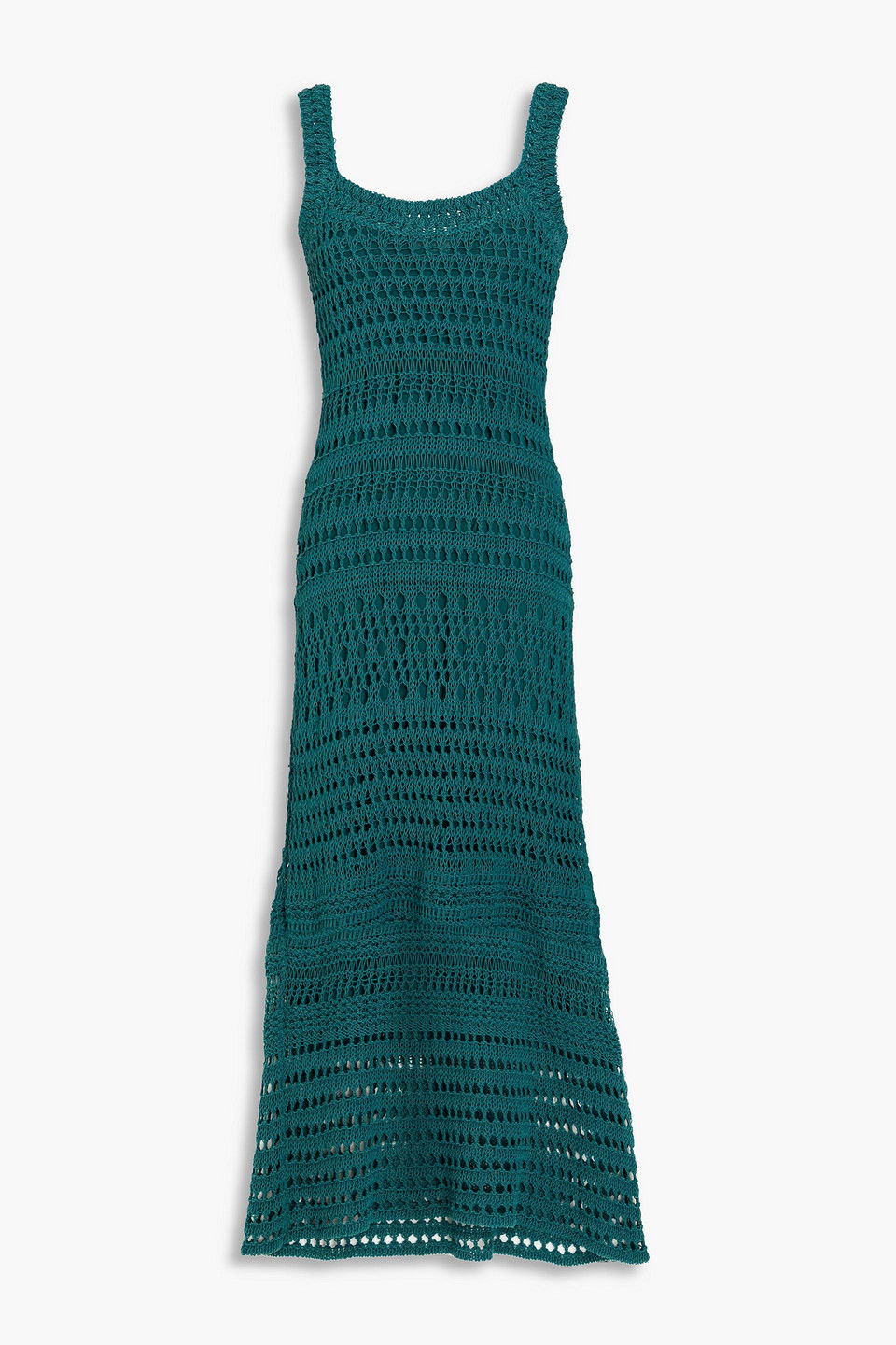 VINCE. CrochetKnit CottonBlend Midi Dress Endource