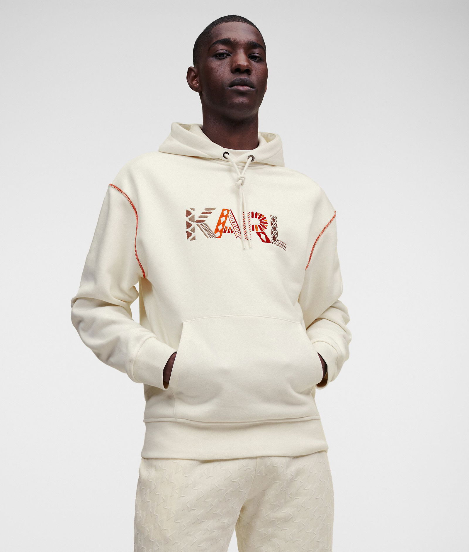 KARL LAGERFELD Karl Logo Hoodie endource