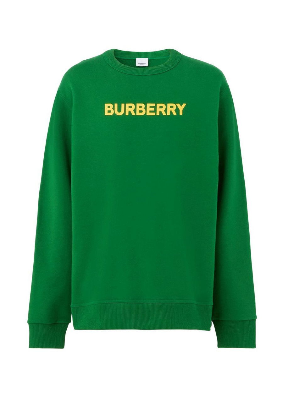 BURBERRY Logo Print Cotton Sweatshirt | endource