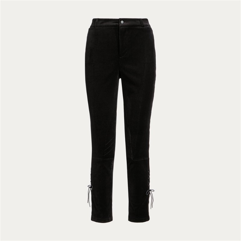 Kew Velvet Pants - Black