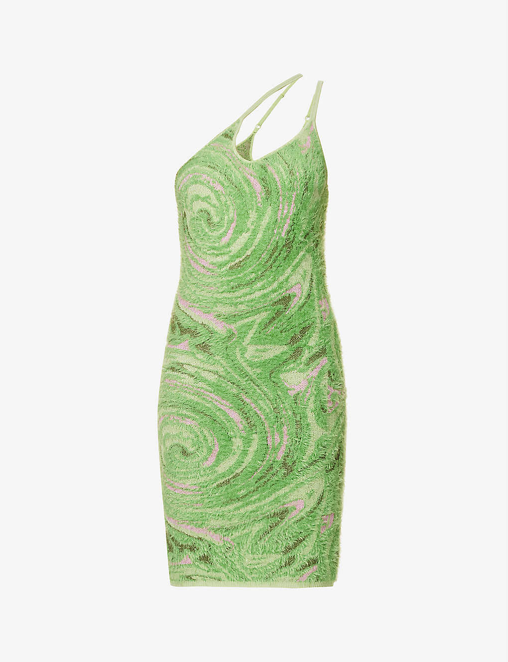 HOUSE OF SUNNY Hot Springs Hockney Graphic Print Stretch-Knit Mini Dress |  endource