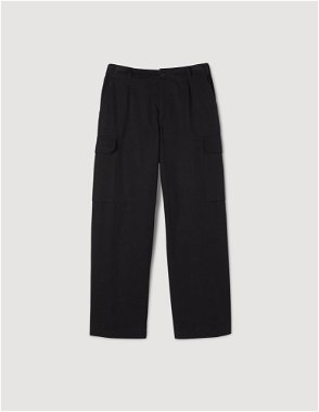 piper loose cargo trousers - Black