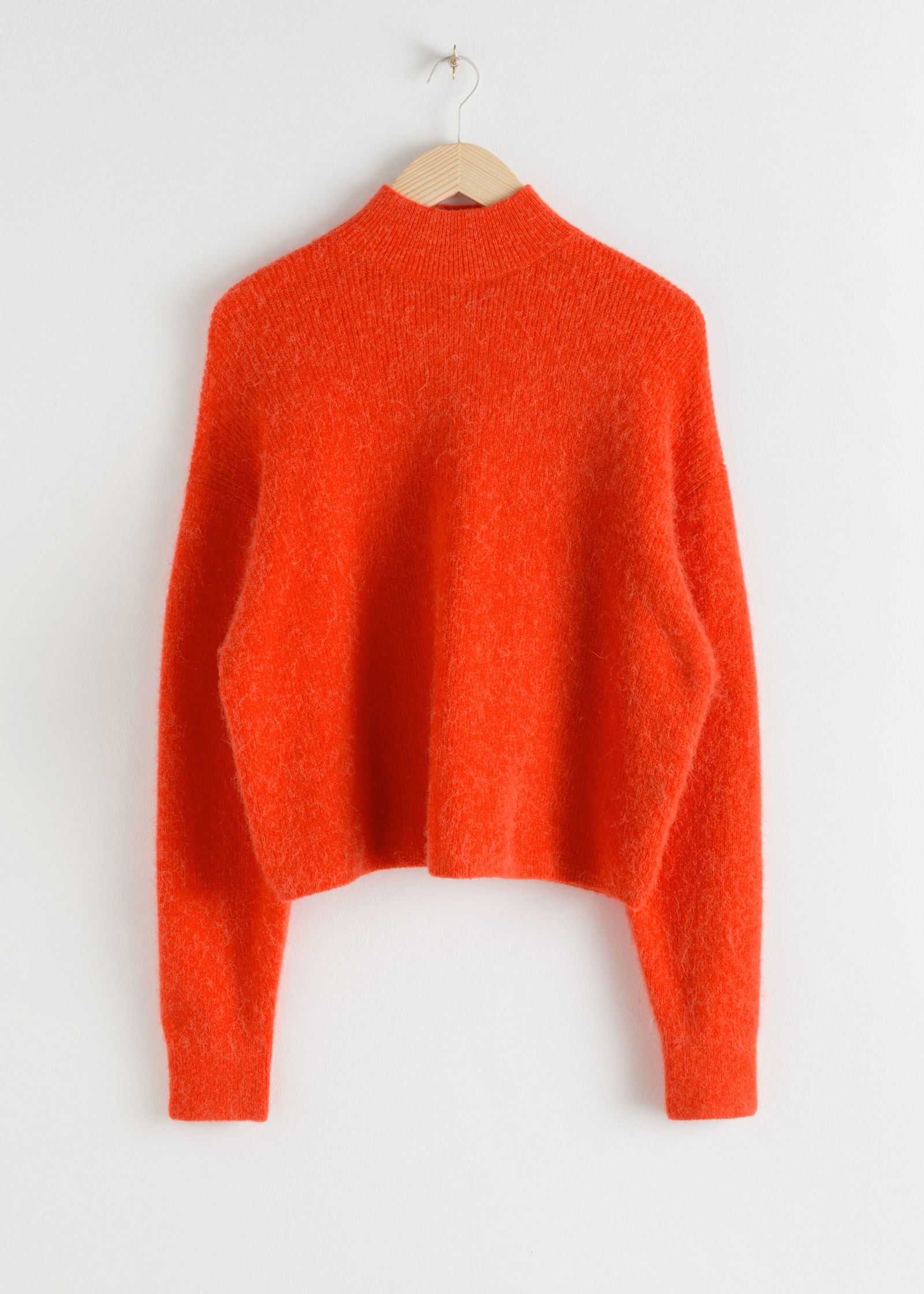 OTHER STORIES Wool Blend Oversized Mock Neck Sweater endource
