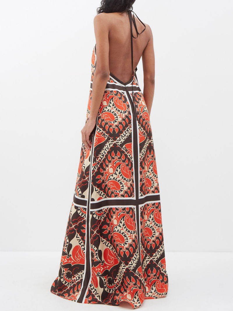 sachin and babi light blue dress Havana Nights Halter Dress