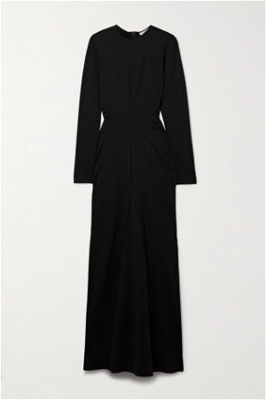 Delphine embellished ponte maxi dress in black - Staud
