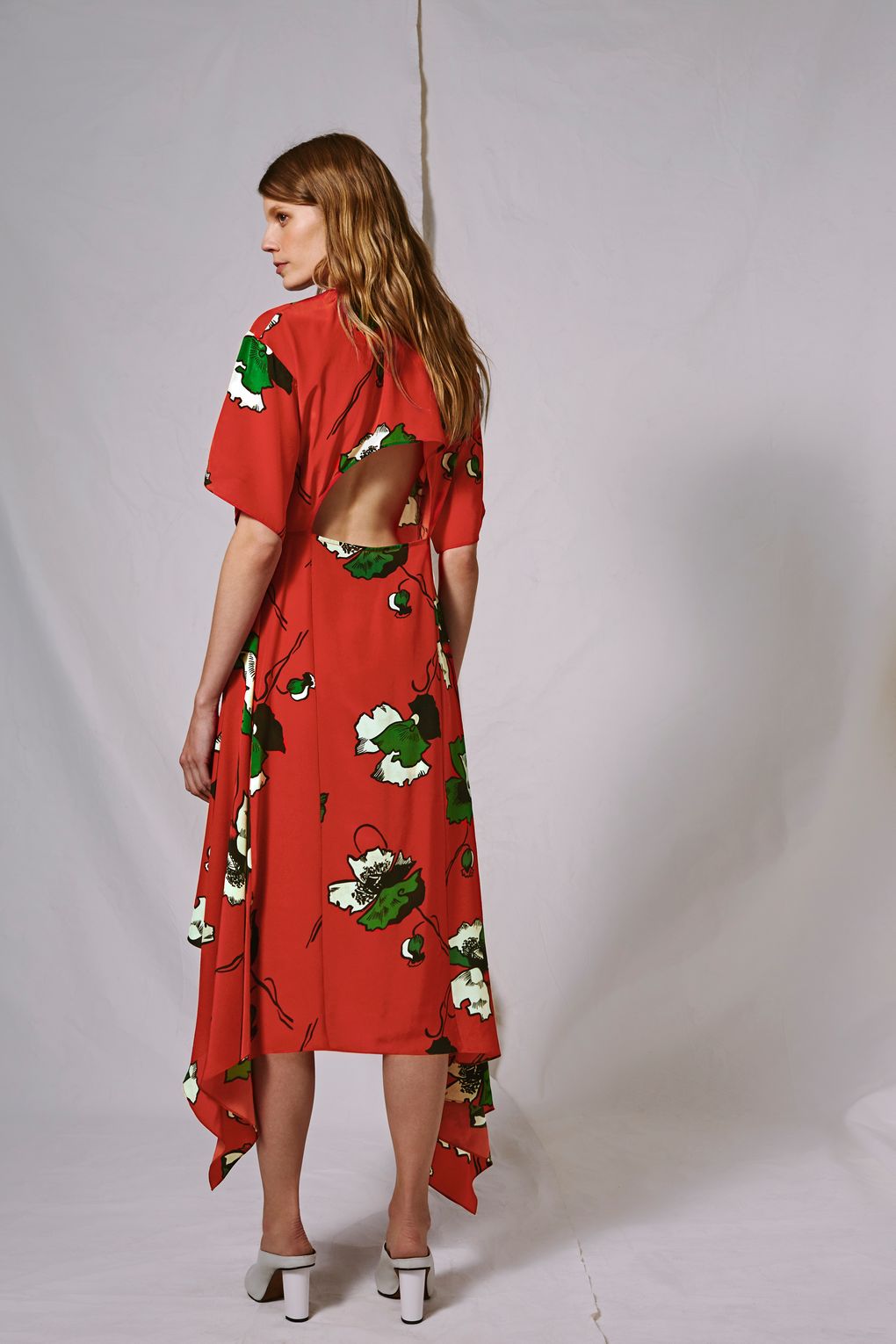 topshop floral skater dress Topshop Silk Poppy Skater Dress
