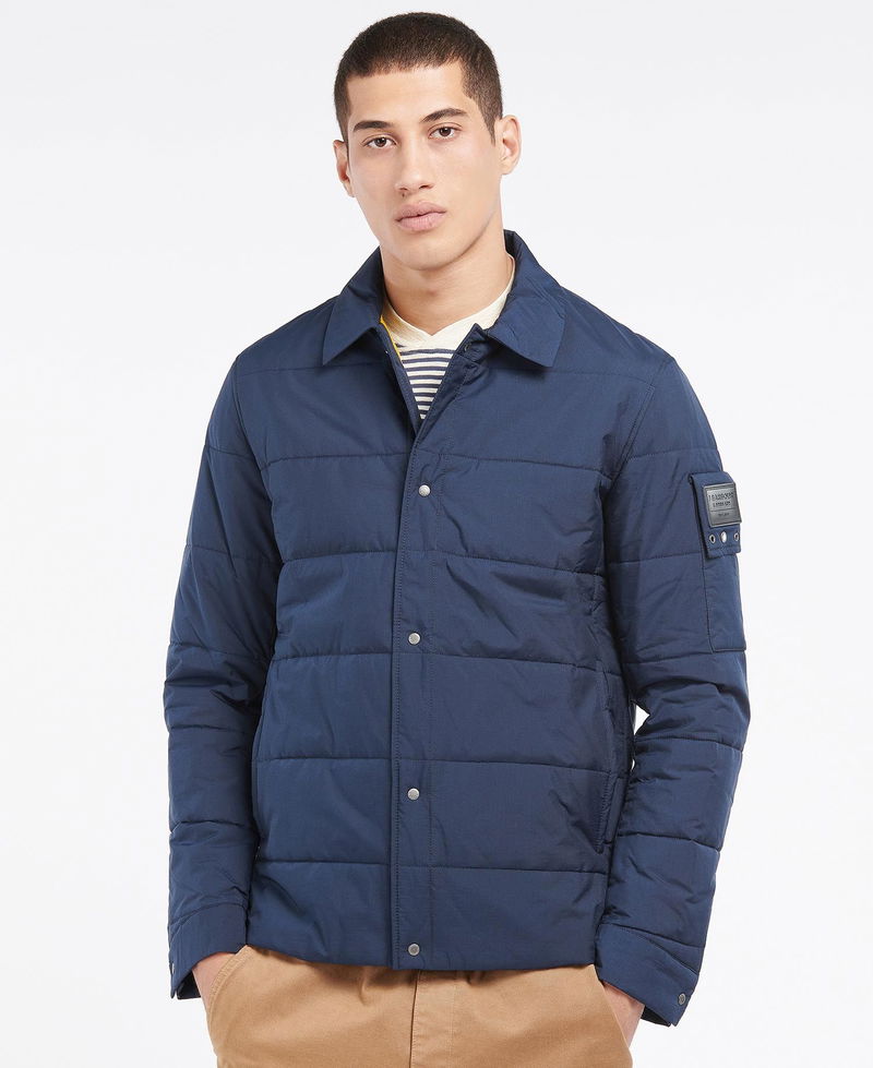 BARBOUR Gold Standard Bammo Quilted Jacket in Navy | Endource