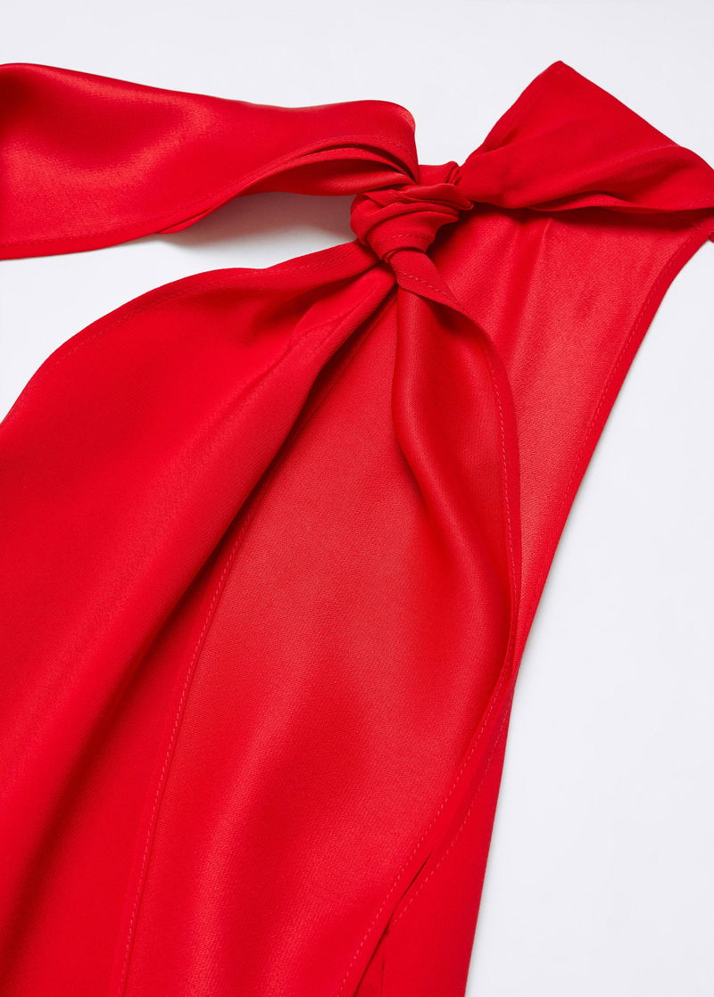 MANGO Asymmetric Bow Dress | endource