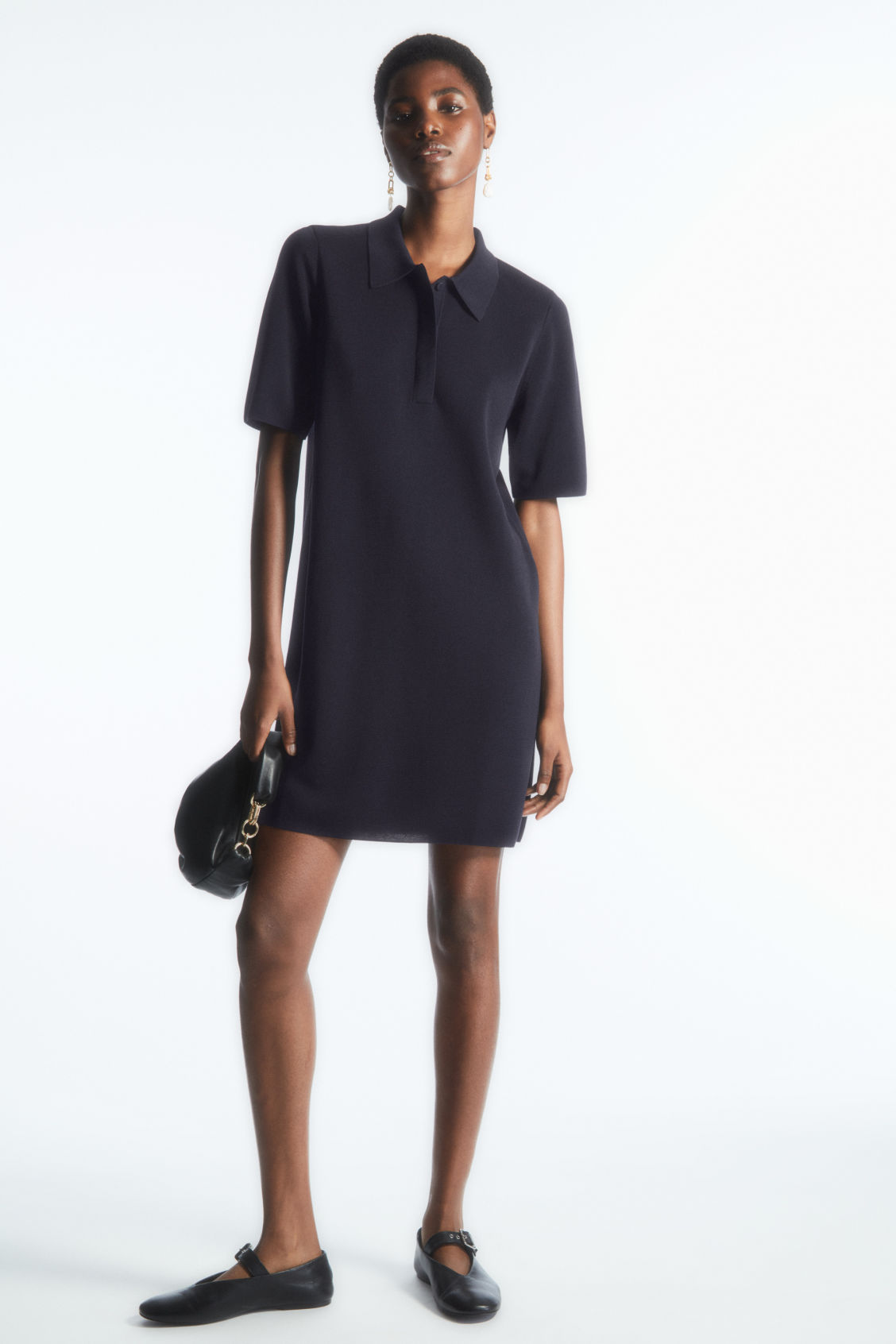 cos jersey polo mini dress COS Polo Mini Dress