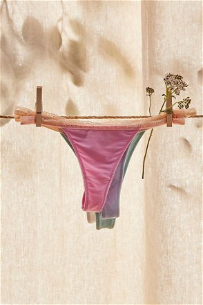 FREE PEOPLE Intimately - Care FP String Thong Undies in Doodle Combo