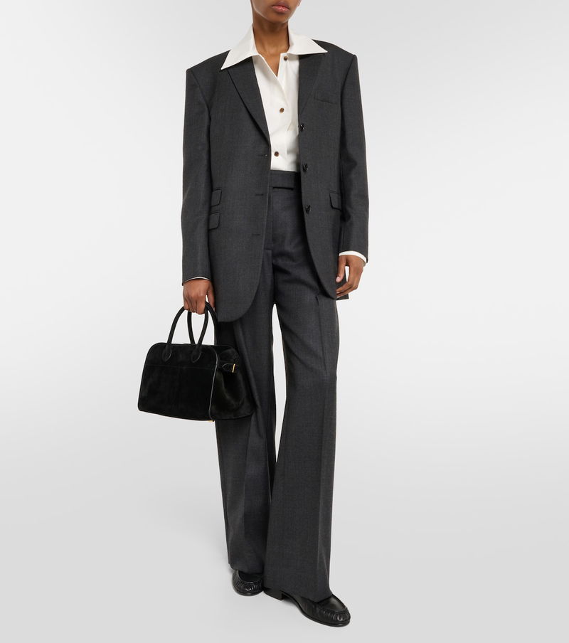 THE ROW Soft Margaux 10 Suede Tote Bag endource