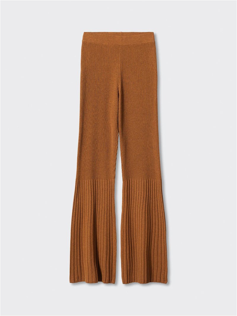 Milano-stitch kick flare trousers