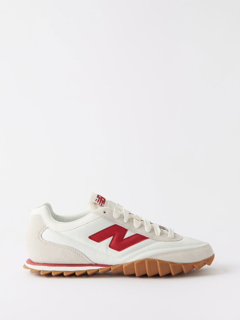 NEW BALANCE RC30 Leather Trainers in White Endource