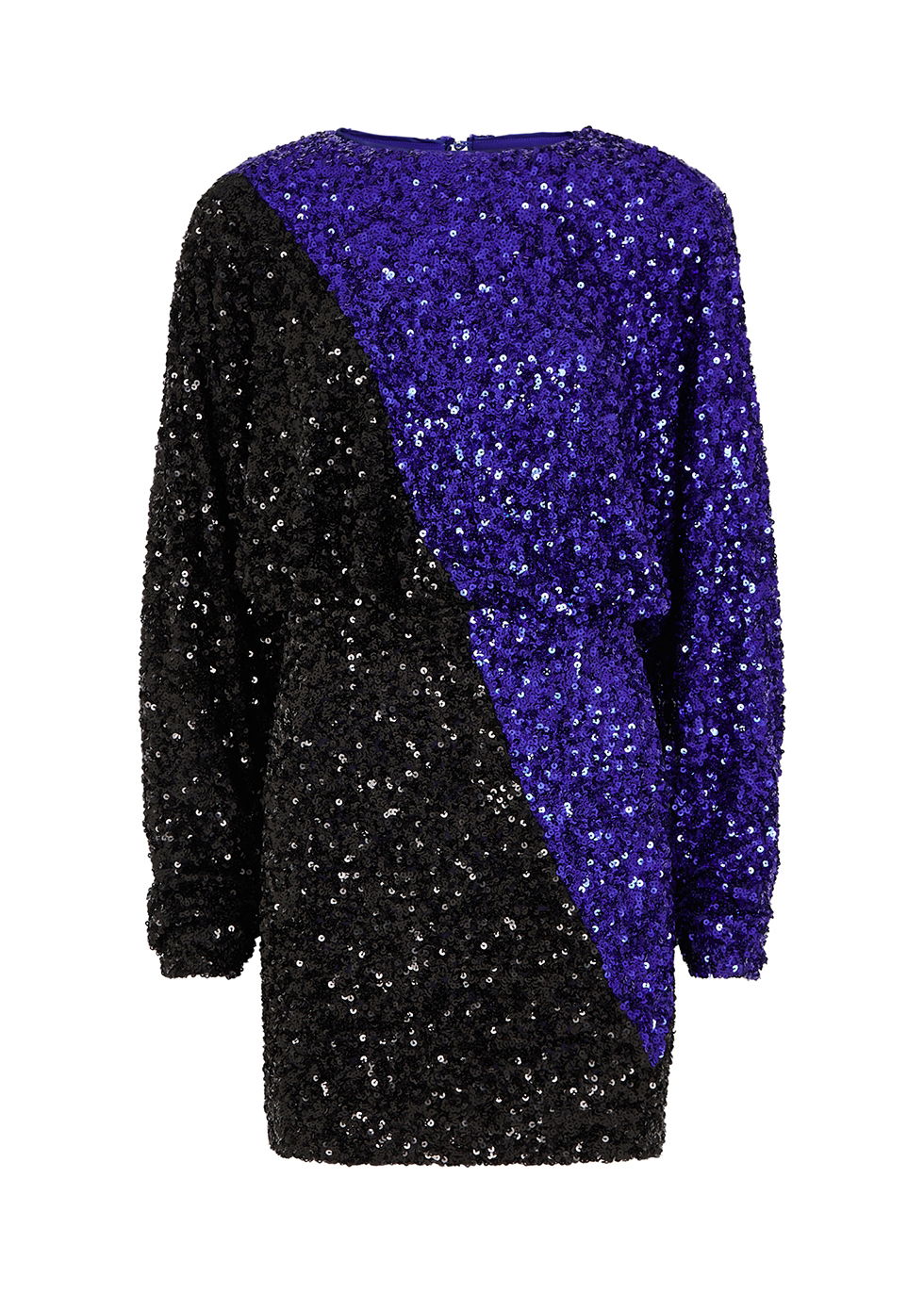 ROTATE BIRGER CHRISTENSEN Two-Tone Sequin-Embellished Dress | Endource