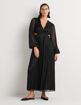 boden black dress Boden Women's Multiway Jersey Maxi Dress in Black main image 1