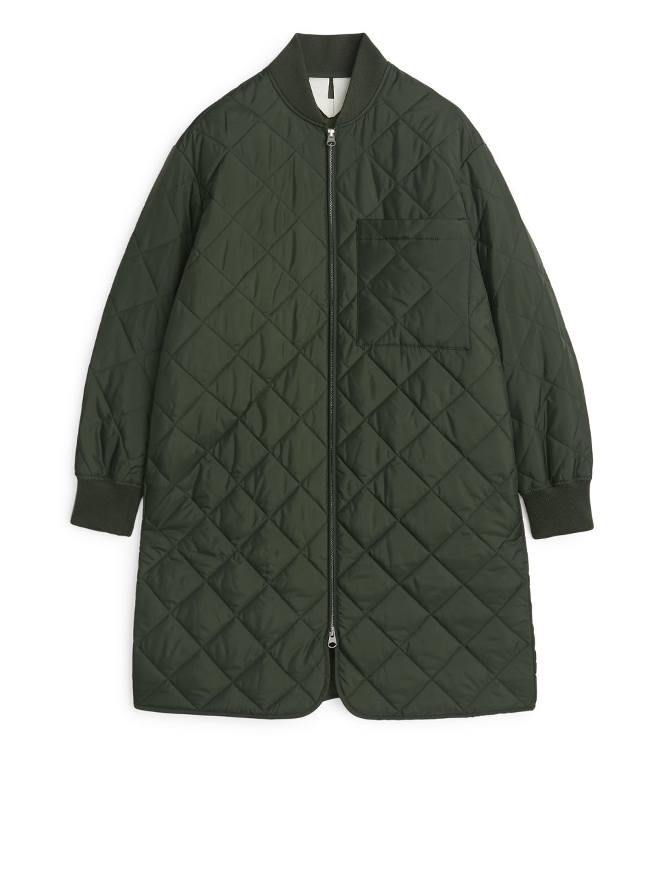 ARKET Quilted Long Jacket Endource