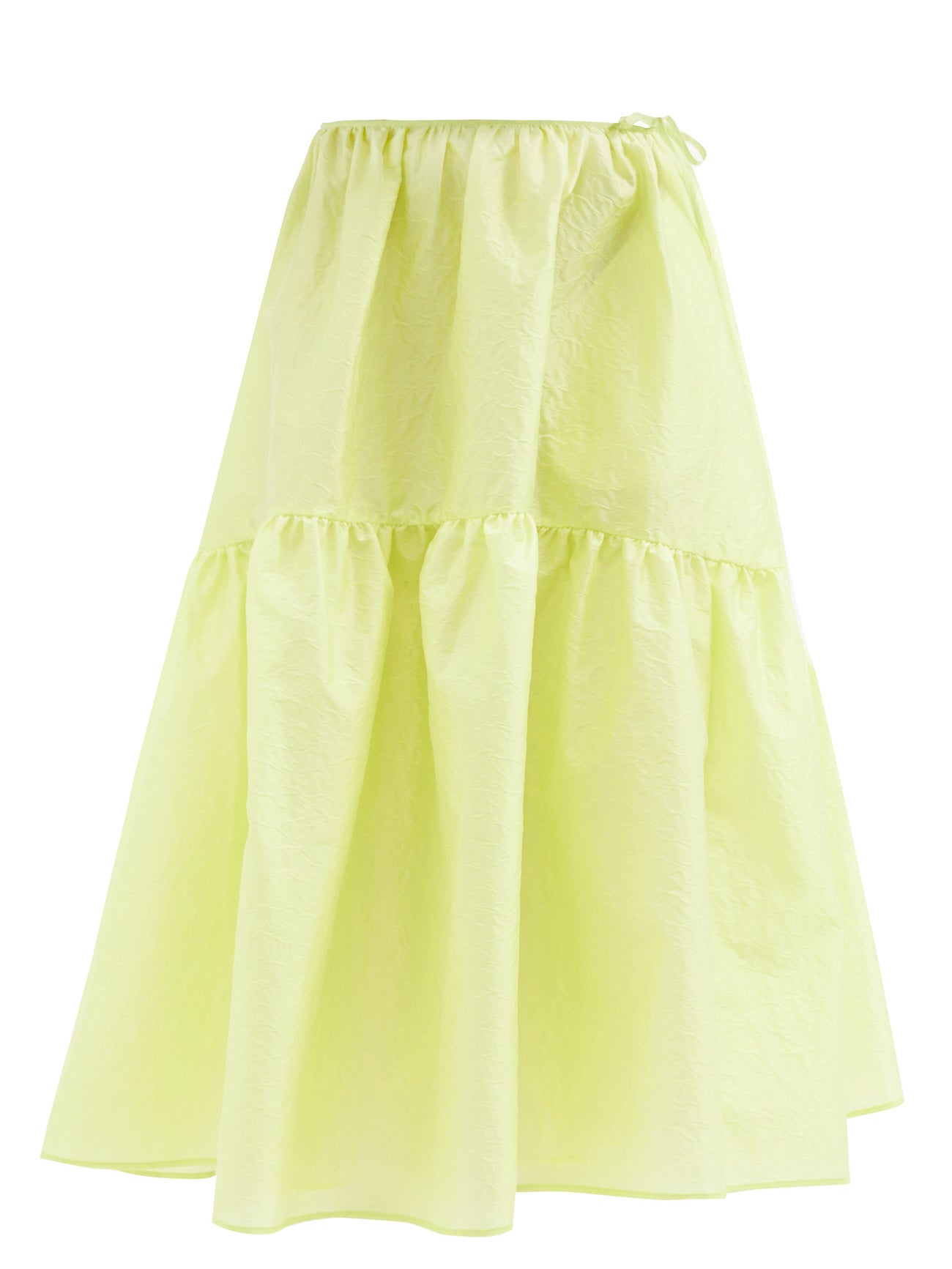 CECILIE BAHNSEN Rosemary High-Rise Matelassé Skirt | endource