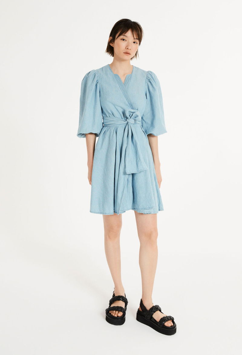 white christmas dresses Buy Claudia Denim Dress - Dark Wash White & Co. for Sale Online United  States