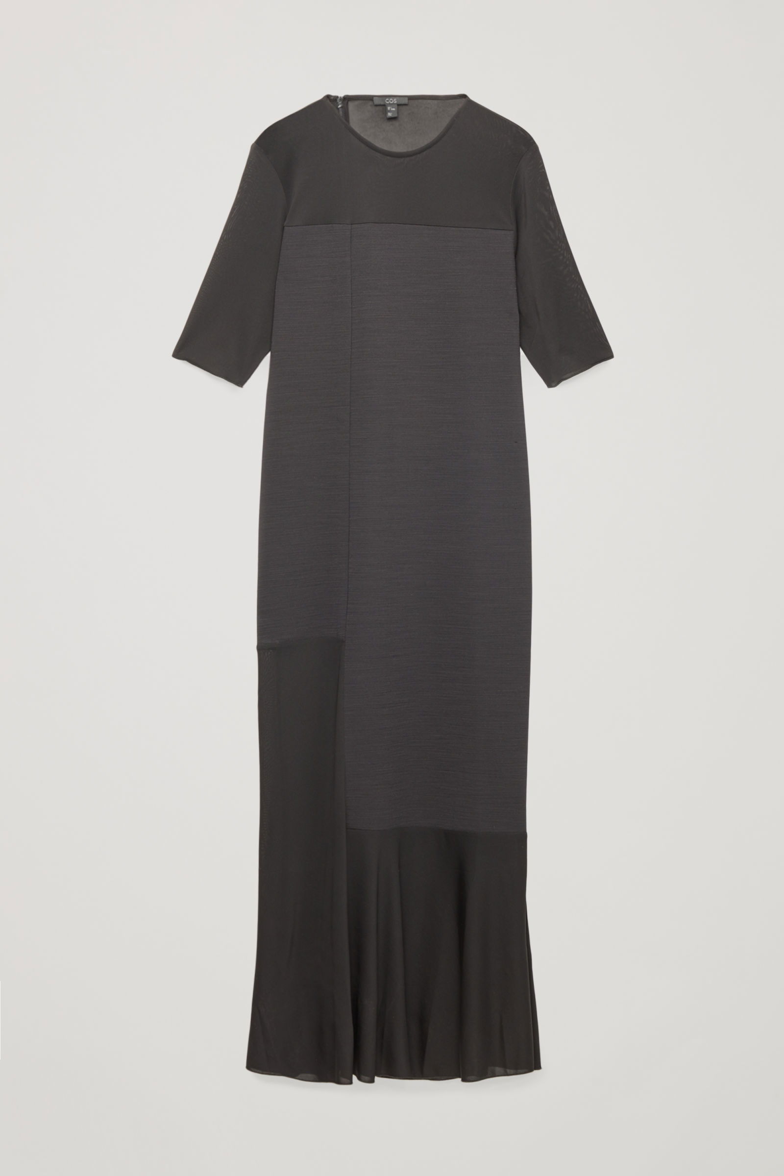 cos sheer maxi dress Buy COS Black Sheer Maxi Dress for Women Online