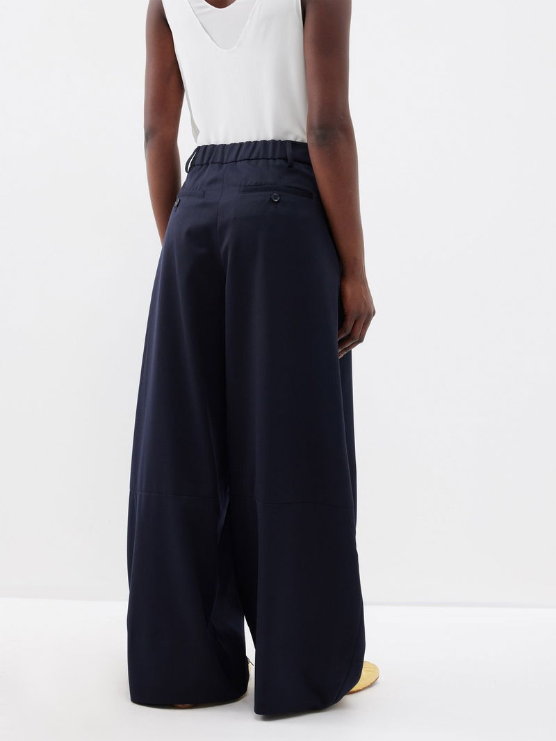 Reiss Abigail Wide Leg Elasticated Trousers