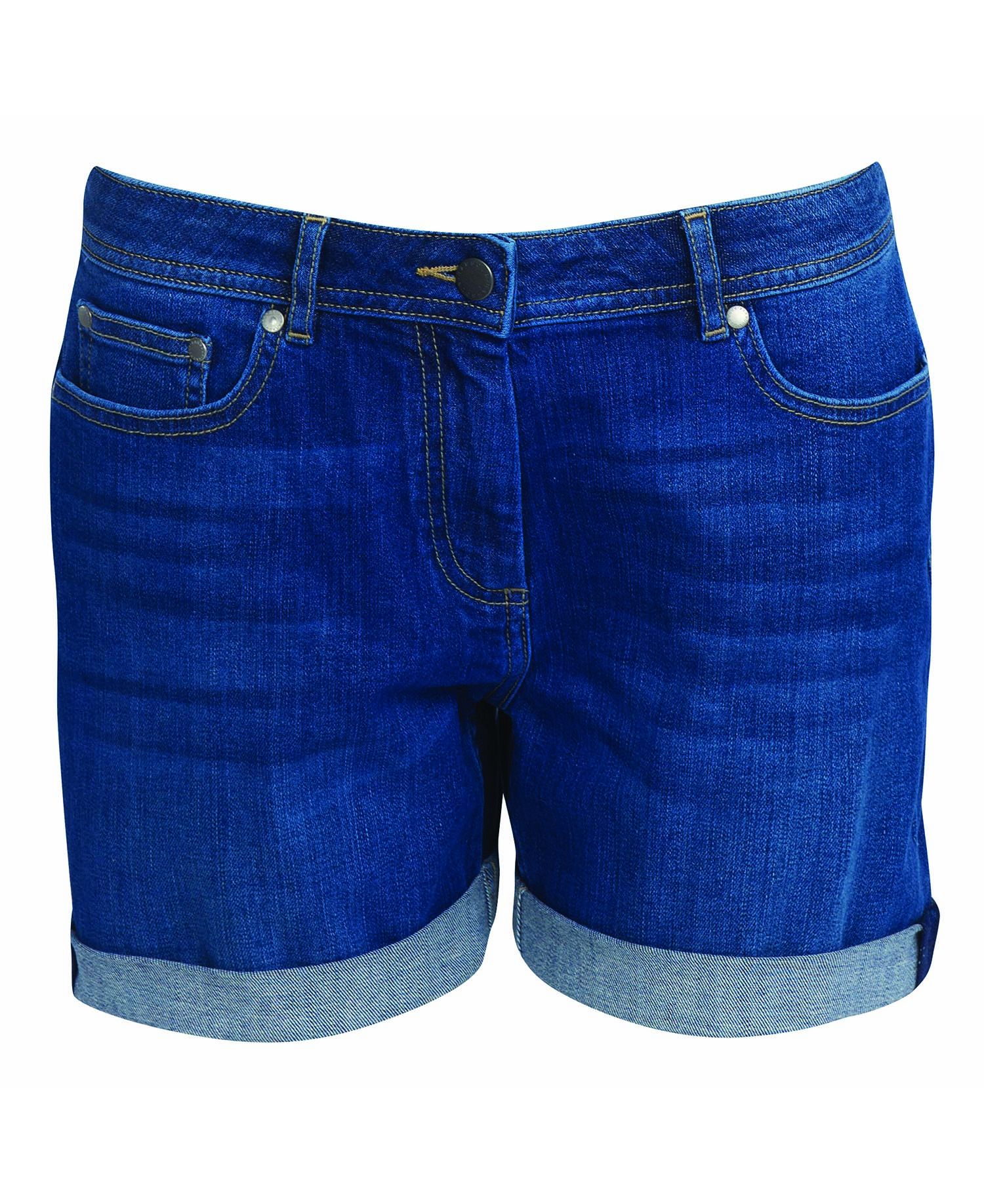 Barbour Maddison Denim Shorts in Authentic Wash | Endource