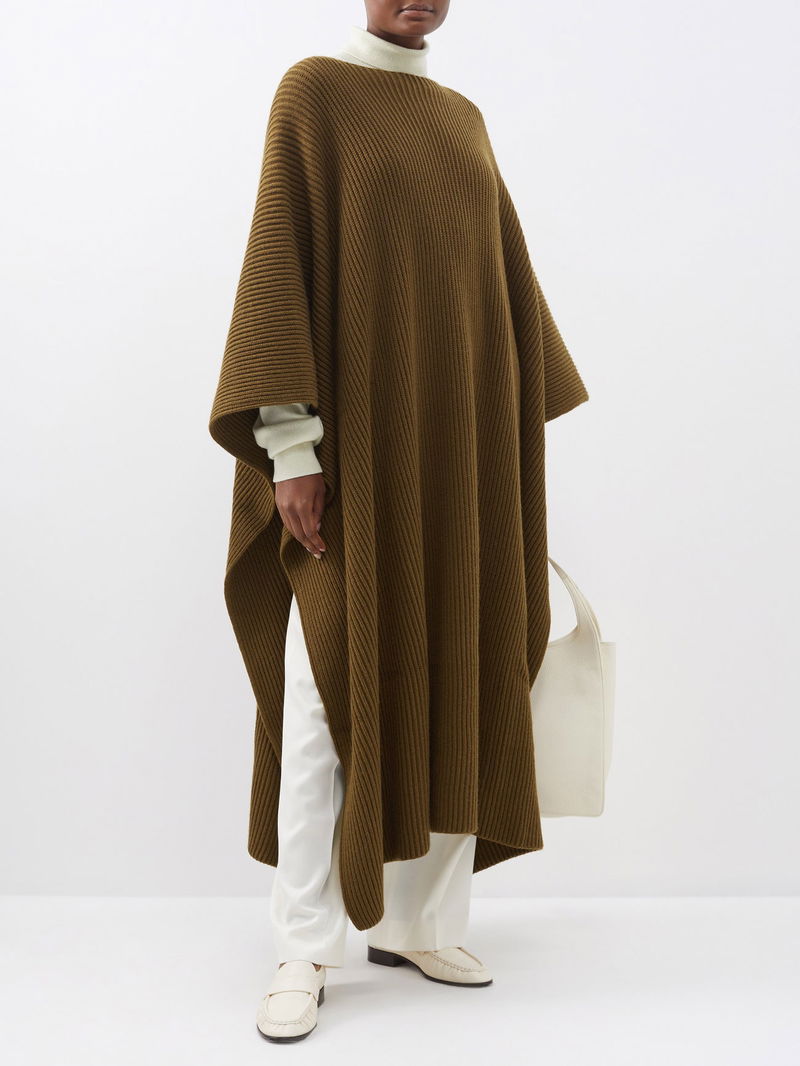 THE ROW Roman Cashmere Poncho endource
